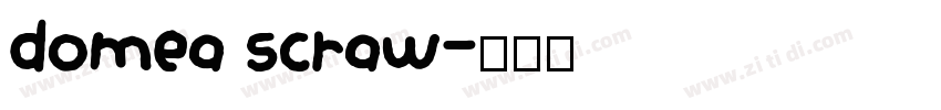 domea scraw字体转换
